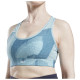 Reebok Γυναικείο μπουστάκι Lux Perform Allover Print Racer Bra